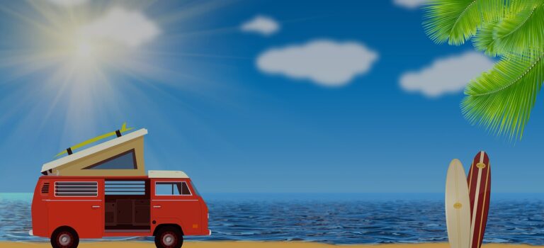 Campingplatz am Meer